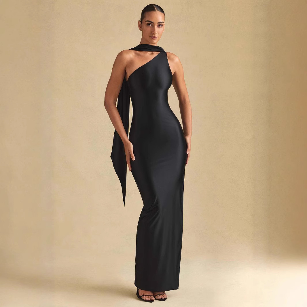 Womens Sexy Slim-Fit Bodycon Casual Dress